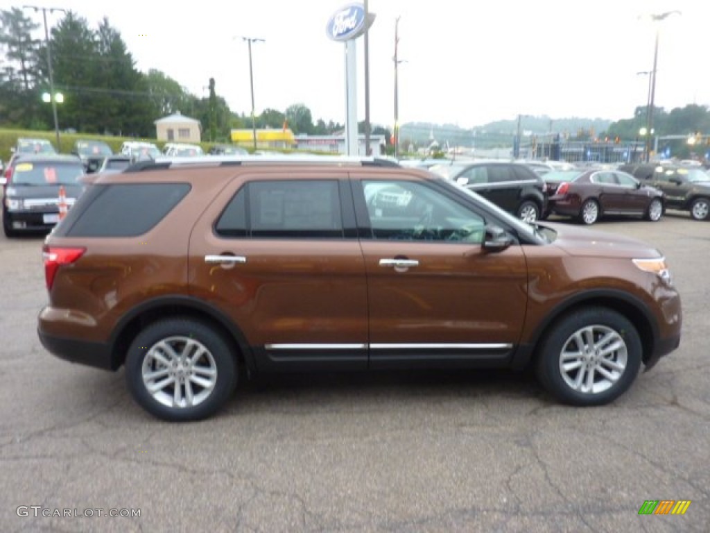 Golden Bronze Metallic 2012 Ford Explorer XLT 4WD Exterior Photo #54080395