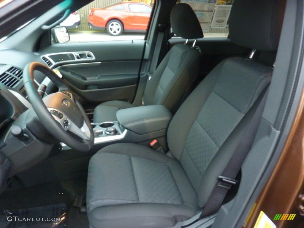 Charcoal Black Interior 2012 Ford Explorer XLT 4WD Photo #54080436