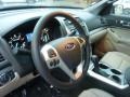 Medium Light Stone Steering Wheel Photo for 2012 Ford Explorer #54080664