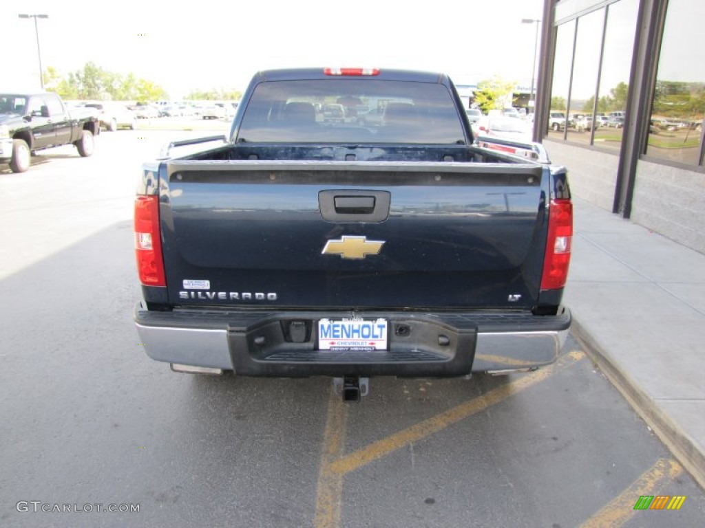 2007 Silverado 1500 LT Crew Cab 4x4 - Blue Granite Metallic / Ebony Black photo #23