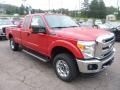 Vermillion Red 2012 Ford F250 Super Duty XLT SuperCab 4x4 Exterior
