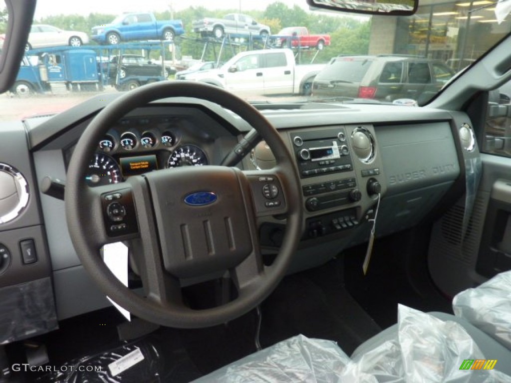 2012 Ford F250 Super Duty XLT SuperCab 4x4 Steel Dashboard Photo #54080988