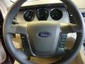 2011 Ford Taurus Light Stone Interior Steering Wheel Photo