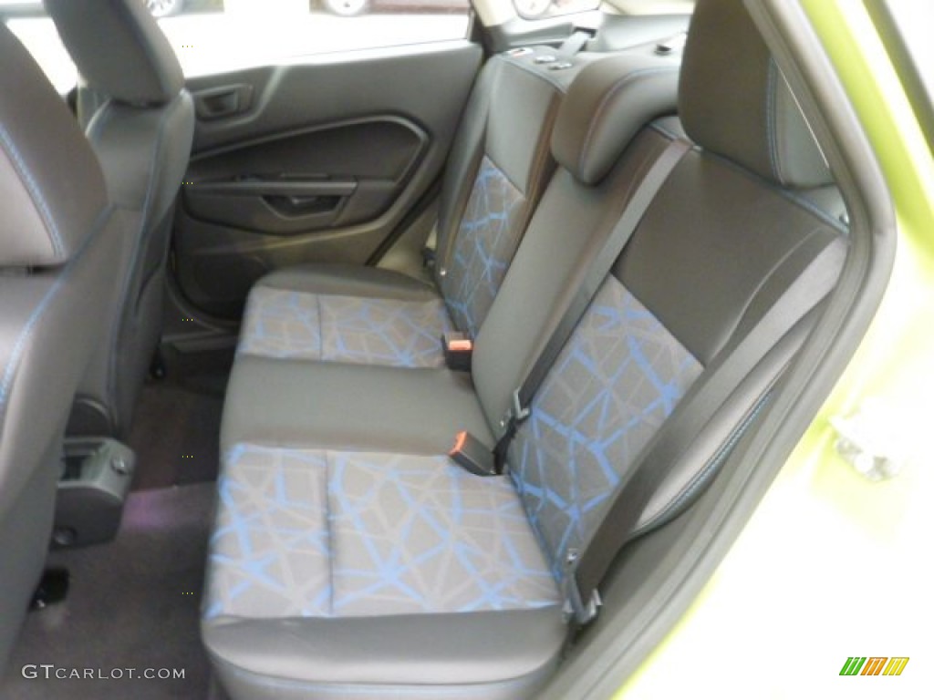 Charcoal Black/Blue Interior 2012 Ford Fiesta SE Sedan Photo #54081498