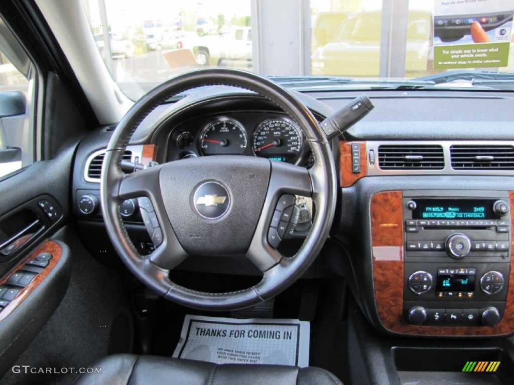 2007 Chevrolet Silverado 3500HD LTZ Crew Cab 4x4 Dually Ebony Dashboard Photo #54081520