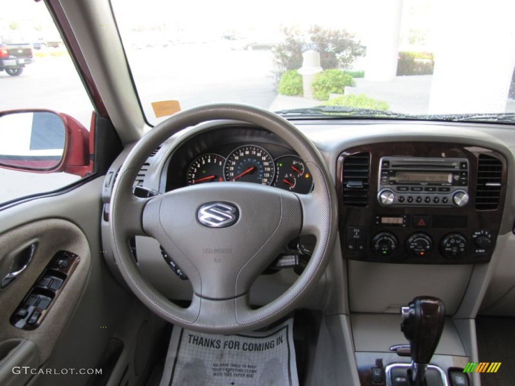 2006 Suzuki XL7 7 Passenger AWD Beige Dashboard Photo #54081819
