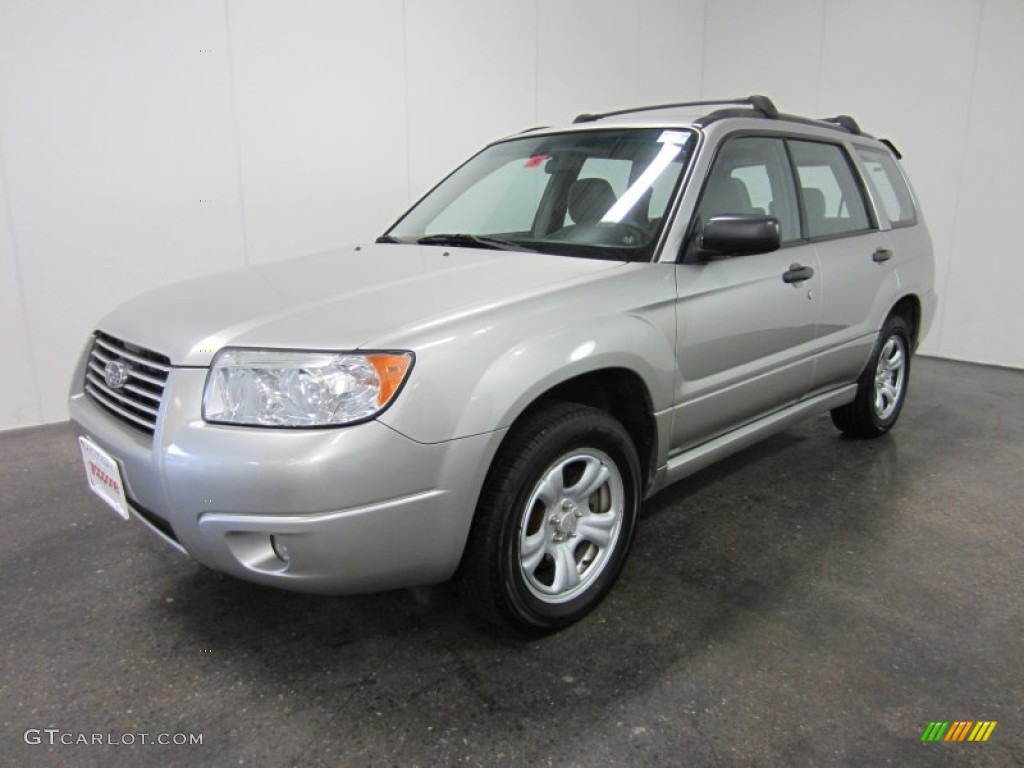 2007 Forester 2.5 X - Crystal Gray Metallic / Graphite Gray photo #1