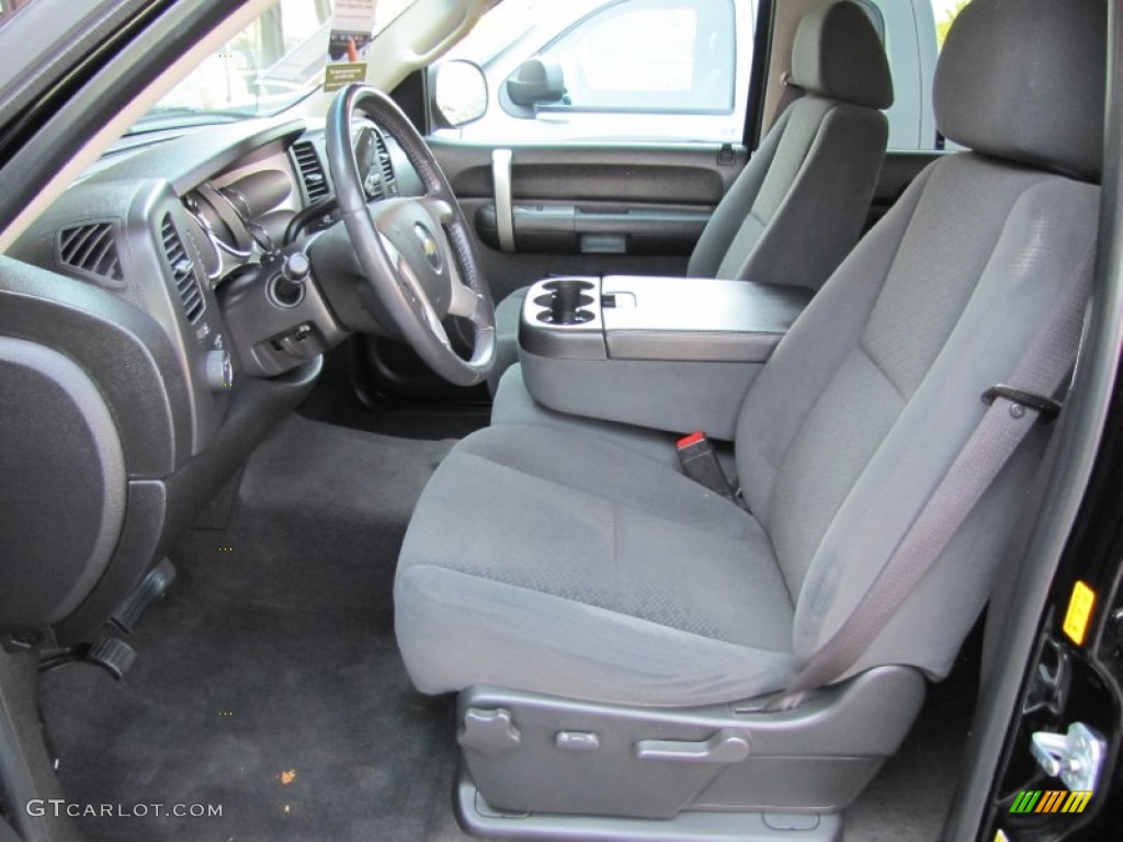 Ebony Interior 2008 Chevrolet Silverado 1500 LT Crew Cab 4x4 Photo #54083421