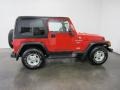 2002 Flame Red Jeep Wrangler Sport 4x4  photo #13
