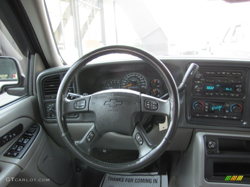 2006 Chevrolet Tahoe LT 4x4 Gray/Dark Charcoal Dashboard Photo #54086148