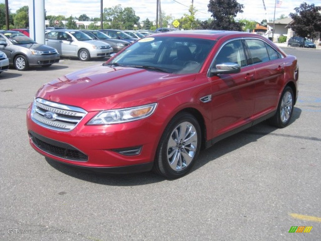 Red Candy Metallic 2010 Ford Taurus Limited AWD Exterior Photo #54086361