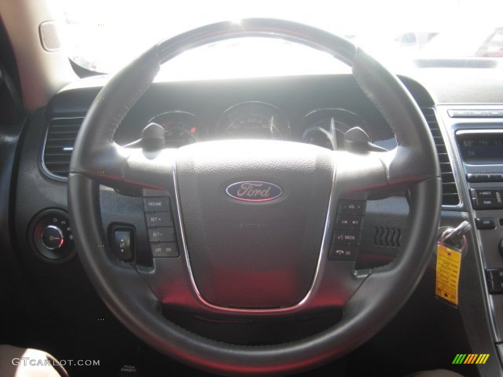 2010 Taurus Limited AWD - Red Candy Metallic / Charcoal Black photo #26