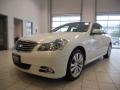 2008 Moonlight White Infiniti M 45x AWD Sedan  photo #1