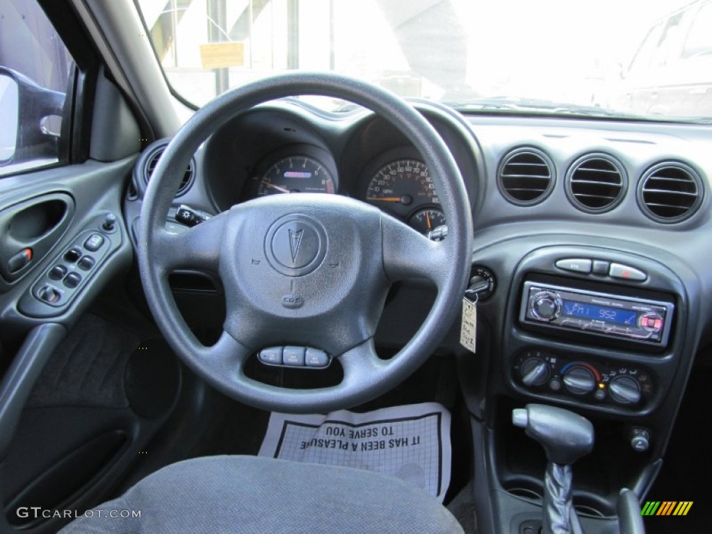 1999 Pontiac Grand Am SE Sedan Dark Pewter Dashboard Photo #54087735