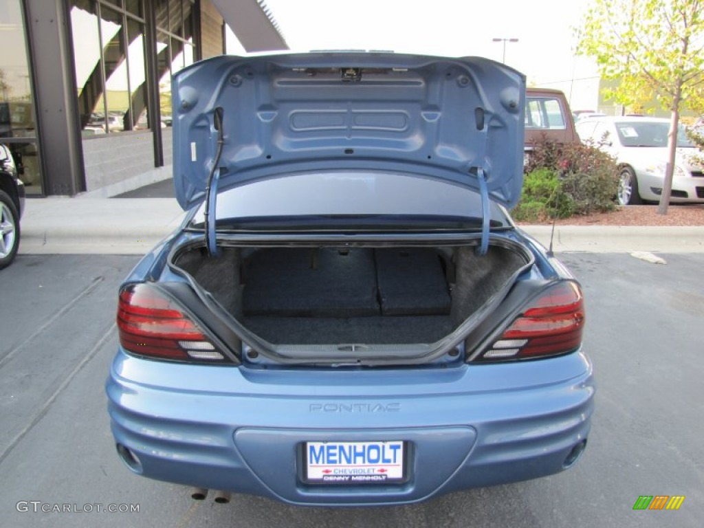 1999 Grand Am SE Sedan - Medium Gulf Blue Metallic / Dark Pewter photo #25