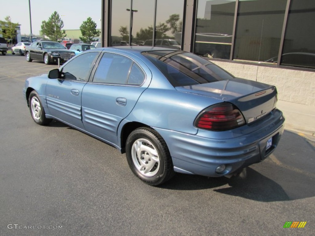1999 Grand Am SE Sedan - Medium Gulf Blue Metallic / Dark Pewter photo #27