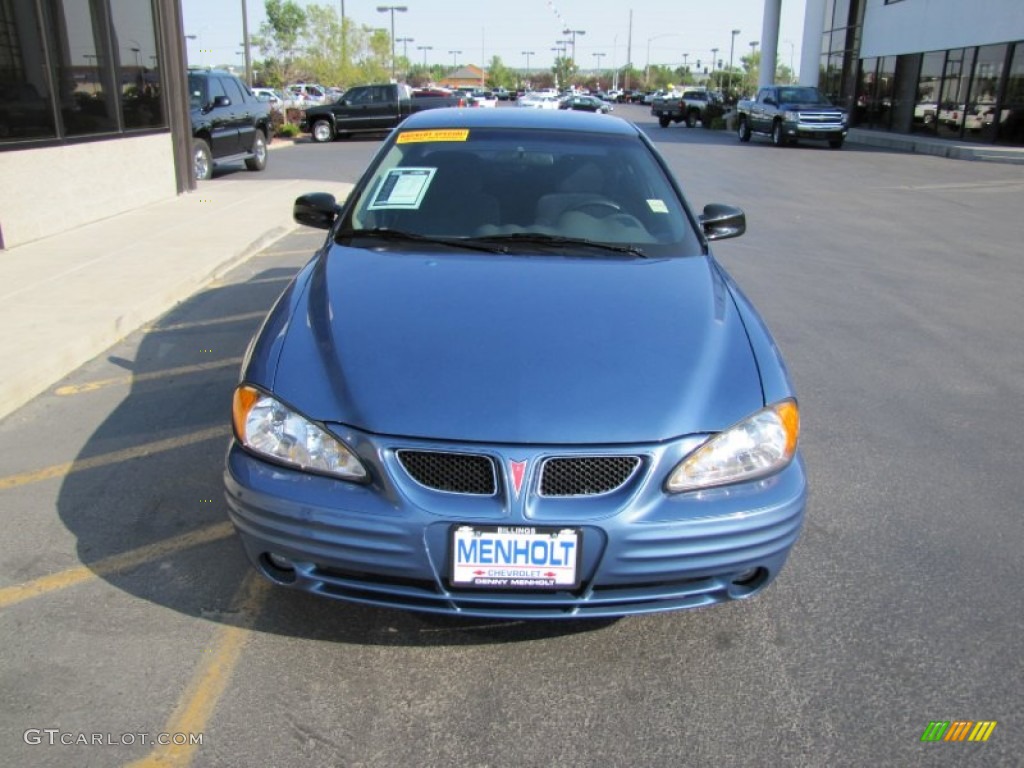 1999 Grand Am SE Sedan - Medium Gulf Blue Metallic / Dark Pewter photo #29