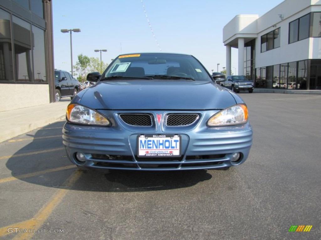 1999 Grand Am SE Sedan - Medium Gulf Blue Metallic / Dark Pewter photo #30