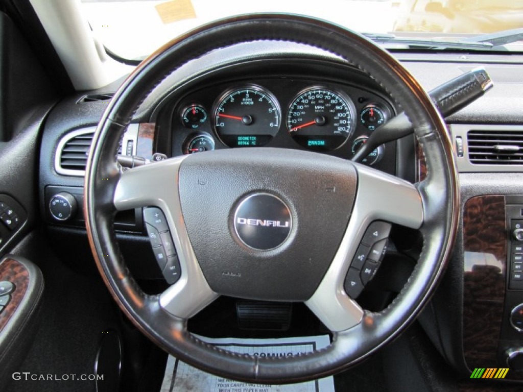 2008 Sierra 1500 Denali Crew Cab AWD - Onyx Black / Ebony photo #6