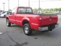 Red 2008 Ford F250 Super Duty XLT Regular Cab 4x4 Exterior