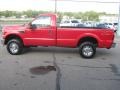 Red 2008 Ford F250 Super Duty XLT Regular Cab 4x4 Exterior