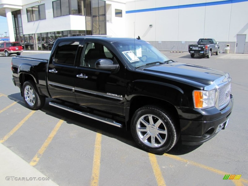 2008 Sierra 1500 Denali Crew Cab AWD - Onyx Black / Ebony photo #30