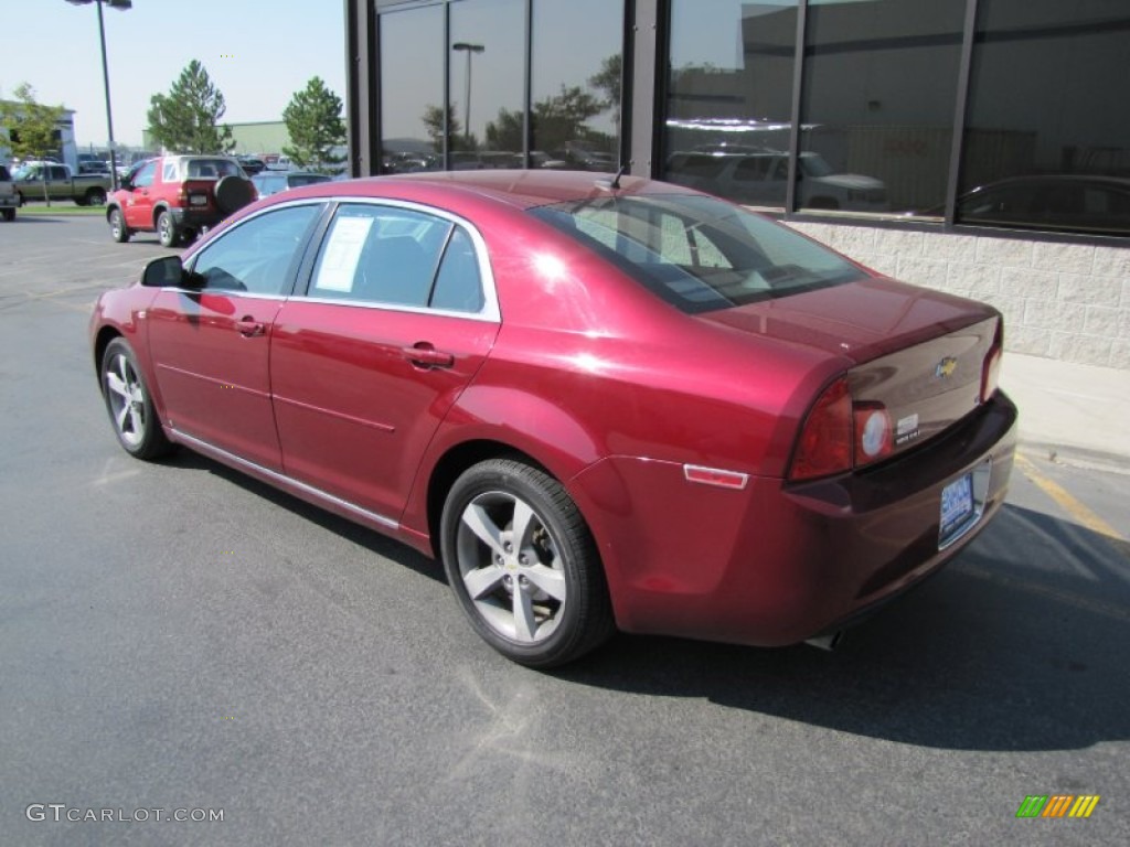 2008 Malibu LT Sedan - Red Jewel Tint Coat / Ebony photo #32