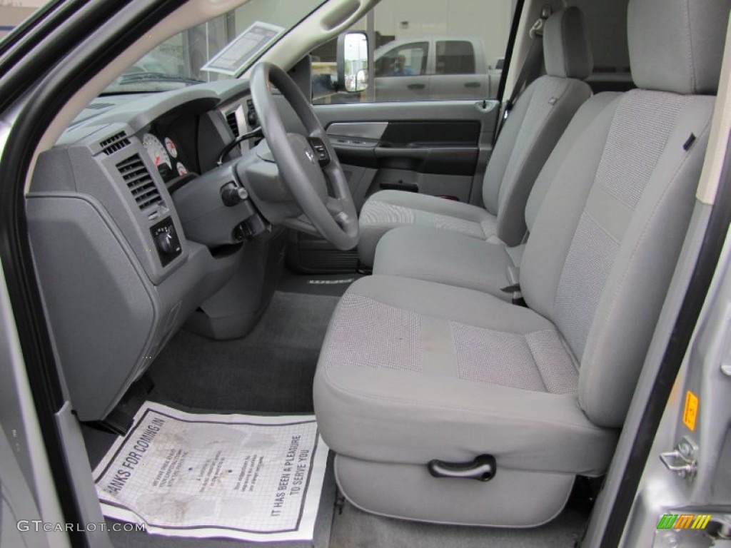 Medium Slate Gray Interior 2007 Dodge Ram 2500 SLT Quad Cab 4x4 Photo #54089640
