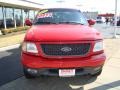 2001 Bright Red Ford F150 XLT SuperCab 4x4  photo #2