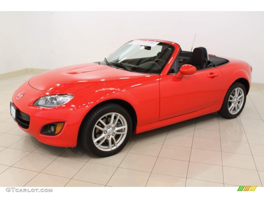 2009 MX-5 Miata Sport Roadster - True Red / Black photo #3