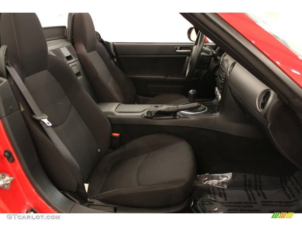 Black Interior 2009 Mazda MX-5 Miata Sport Roadster Photo #54093303