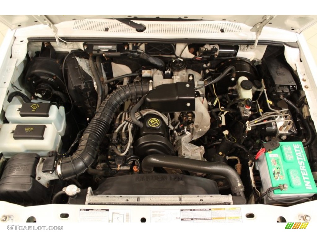 2001 Ford Ranger XL Regular Cab 2.5 Liter SOHC 8V 4 Cylinder Engine Photo #54093867
