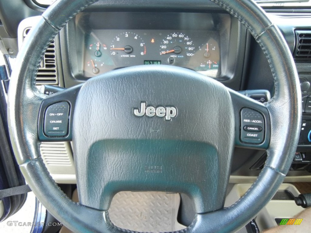 2006 Wrangler Sport 4x4 - Midnight Blue Pearl / Khaki photo #12