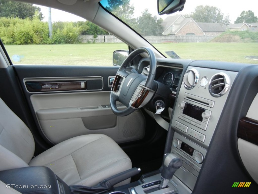 2008 MKZ Sedan - Dark Blue Ink Metallic / Sand photo #6