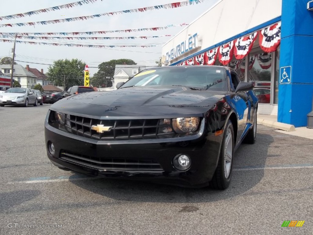 2011 Camaro LT Coupe - Black / Black photo #1