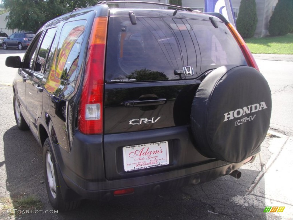 2002 CR-V LX 4WD - Nighthawk Black Pearl / Black photo #4