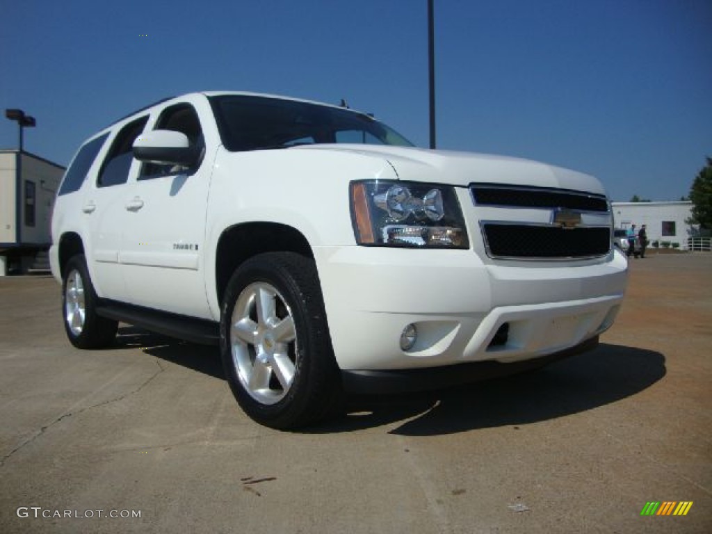 Summit White 2007 Chevrolet Tahoe LT 4x4 Exterior Photo #54097293