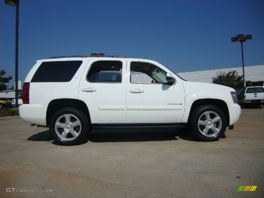 Summit White 2007 Chevrolet Tahoe LT 4x4 Exterior Photo #54097299