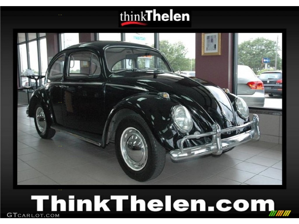 1961 Beetle Coupe - Black / Cognac/Cream photo #1