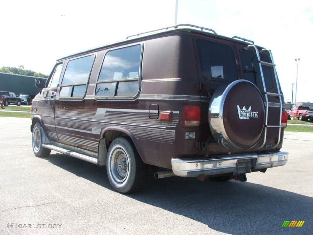 1990 Chevy Van G20 Passenger Conversion - Brown / Tan photo #6