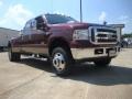 Dark Copper Metallic - F350 Super Duty King Ranch Crew Cab 4x4 Dually Photo No. 7