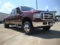 2006 Dark Copper Metallic Ford F350 Super Duty King Ranch Crew Cab 4x4 Dually  photo #7