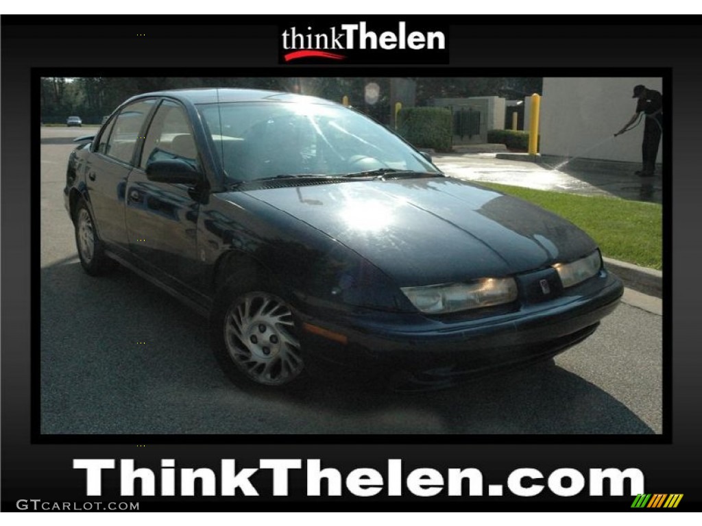 1998 S Series SL2 Sedan - Dark Blue Pearl Metallic / Black/Gray photo #1