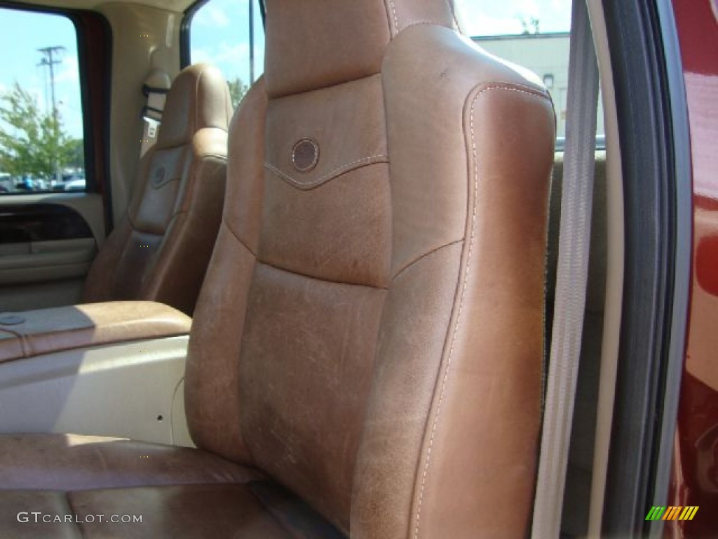 2006 F350 Super Duty King Ranch Crew Cab 4x4 Dually - Dark Copper Metallic / Castano Brown Leather photo #11