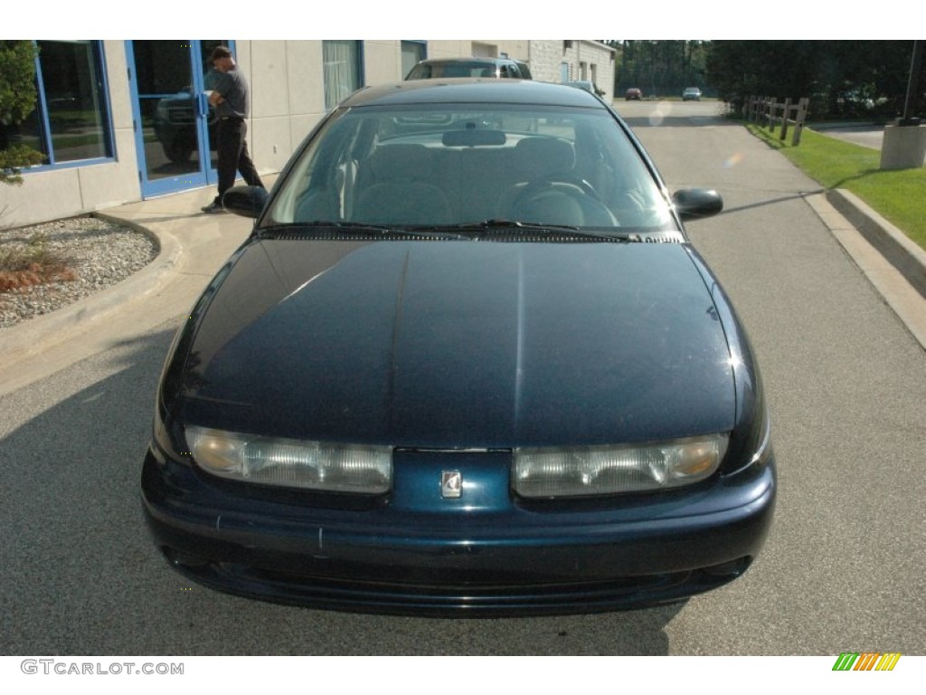 1998 S Series SL2 Sedan - Dark Blue Pearl Metallic / Black/Gray photo #2