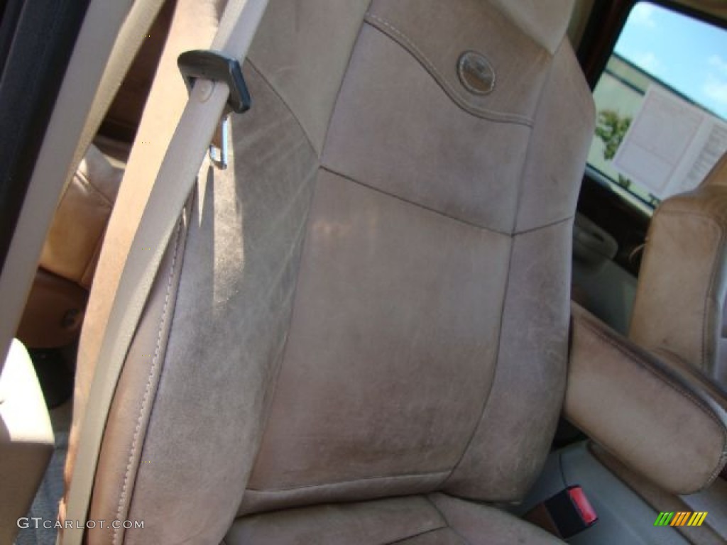 2006 F350 Super Duty King Ranch Crew Cab 4x4 Dually - Dark Copper Metallic / Castano Brown Leather photo #17