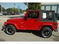 1998 Flame Red Jeep Wrangler Sport 4x4  photo #10