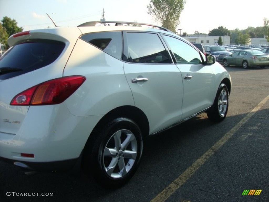 2010 Murano SL AWD - Glacier White Pearl / Beige photo #8