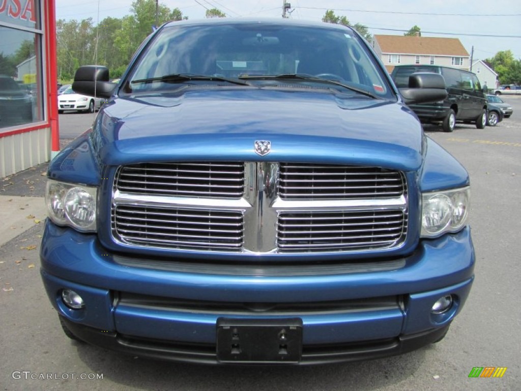 2003 Ram 1500 SLT Quad Cab 4x4 - Atlantic Blue Pearl / Dark Slate Gray photo #18