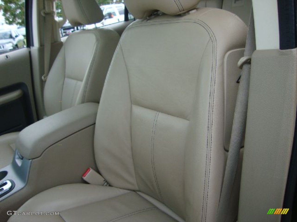 2007 Edge SEL Plus AWD - Carbon Metallic / Camel photo #9